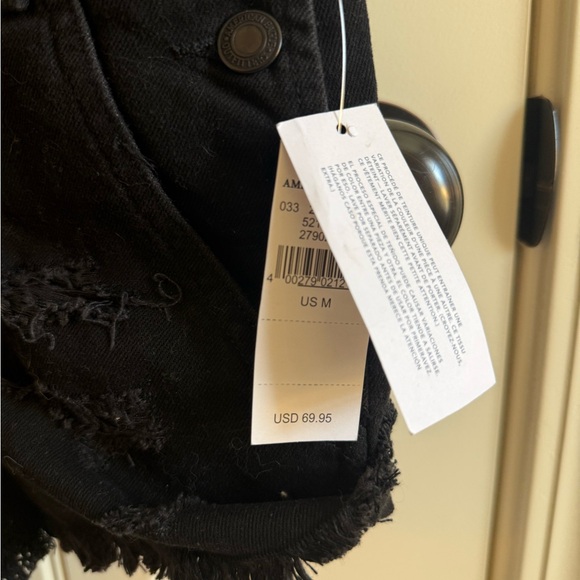 AE Black Denim Overalls - Picture 3 of 3